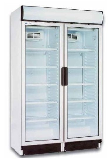 Armarios Expositores Refrigerados Doble de 345 litros por cuerpo 748 DIKL DIFRIHO