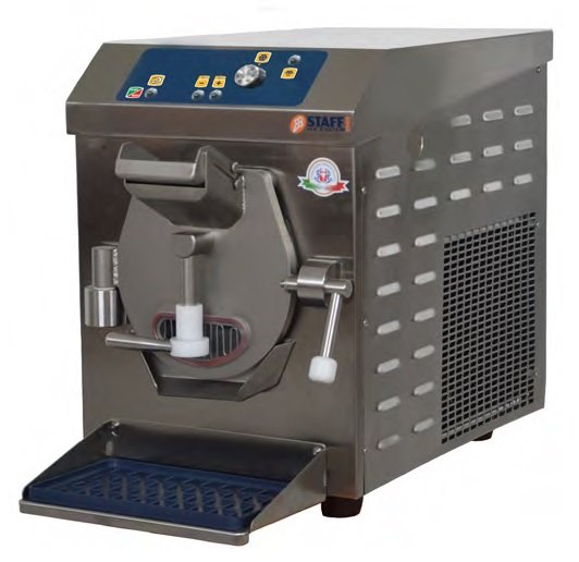 Mantecadoras Horizontales Sobremostrador Con/Sin soporte de 20 kg/h de producción de helado HTE/HTX MESFRED