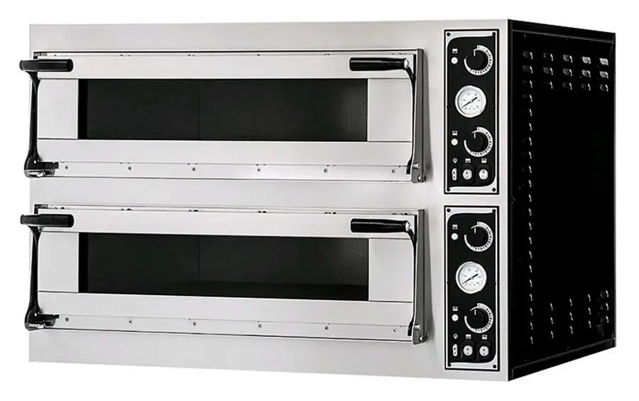 Hornos Eléctricos de 1 o 2 Cámaras Puerta con Cristal Panorámico con panel Digital o Analógico TRAYS GLASS MESFRED