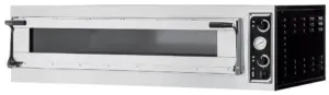 Hornos Eléctricos de 1 o 2 Cámaras Puerta con Cristal Panorámico con panel Digital o Analógico TRAYS GLASS MESFRED