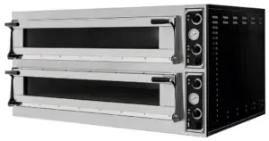 Hornos Eléctricos de 1 o 2 Cámaras Puerta con Cristal Panorámico con panel Digital o Analógico TRAYS GLASS MESFRED