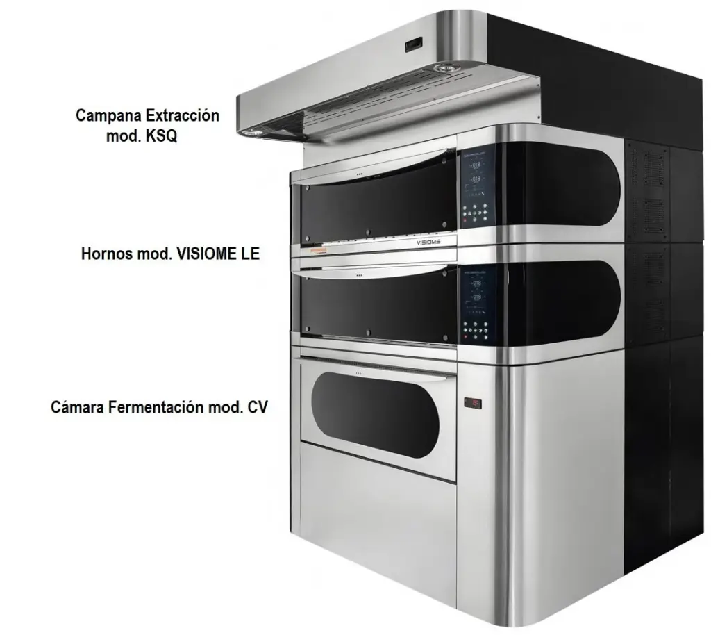 Hornos de pizzas Eléctricos VISIOME LE con panel Digital VISIOME LE MESFRED