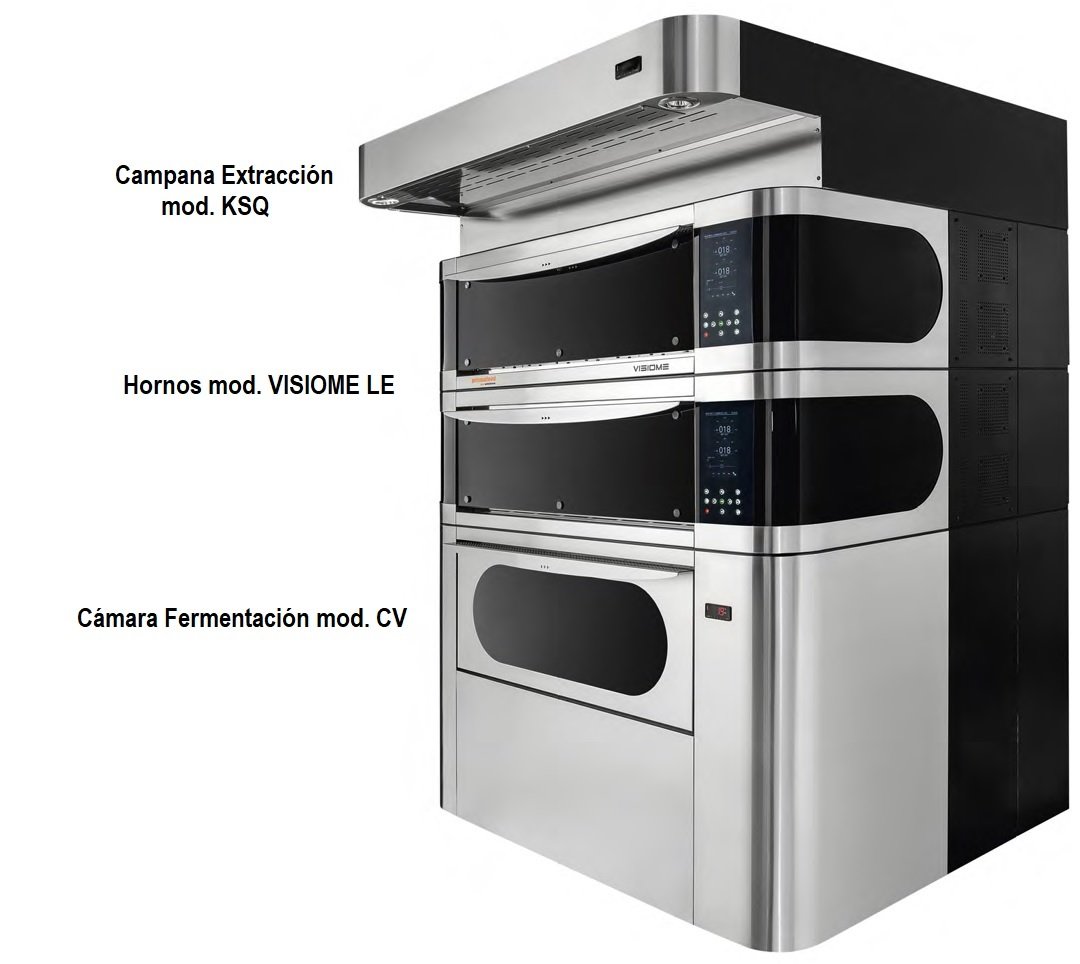 Hornos de pizzas Eléctricos VISIOME LE con panel Digital VISIOME LE MESFRED