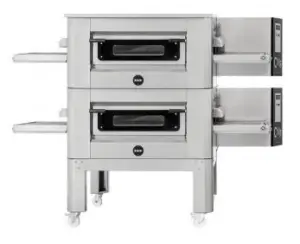 Hornos de pizzas tipo Túnel Eléctrico o a Gas con Puerta lateral de Cristal TUNEL MESFRED