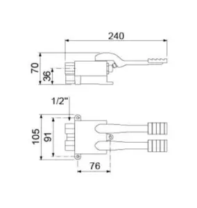 Grifo Pedal doble 542915