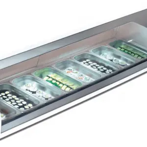 Vitrina Sobremostrador de 1800x420x265 mm MIRANDA-132 MESFRED