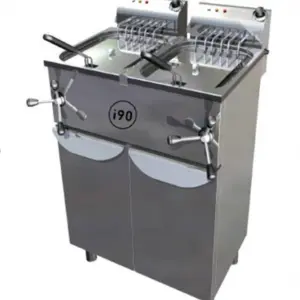 Freidora Eléctrica 25 + 25 litros Trifásica Uso Profesional Agua y Aceite de 824 x645 x850h mm FH2525TRI