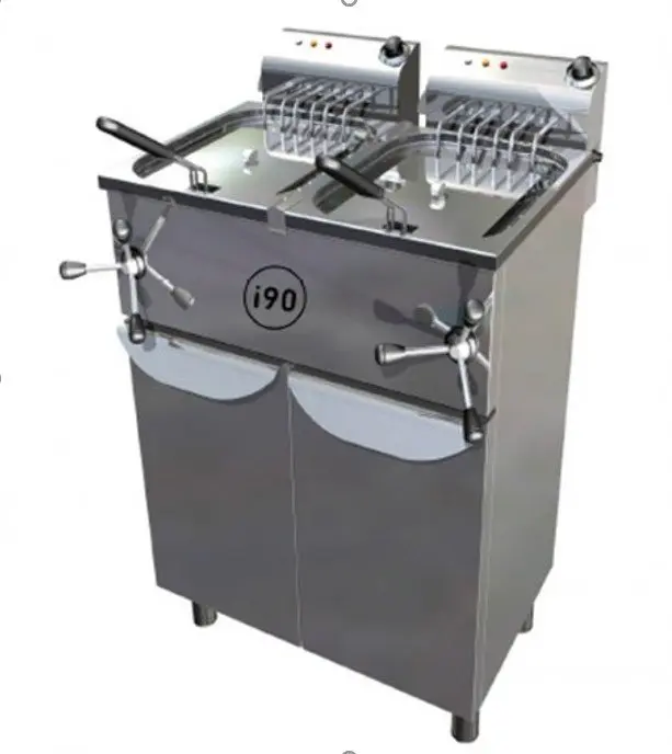 Freidora Eléctrica 25 + 25 litros Trifásica Uso Profesional Agua y Aceite de 824 x645 x850h mm FH2525TRI