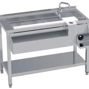 Mesa para preparación de Coctelería Profesional 1200x745x900mm con Cuba MCE-S-CUBA ERATOS