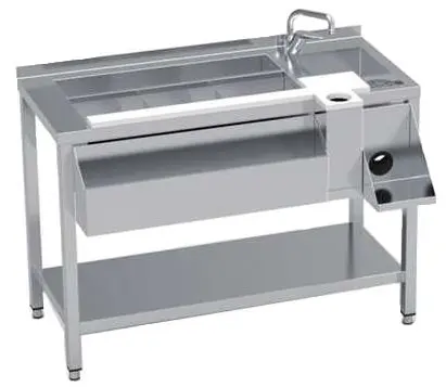 Mesa para preparación de Coctelería Profesional 1200x745x900mm con Cuba MCE-S-CUBA ERATOS