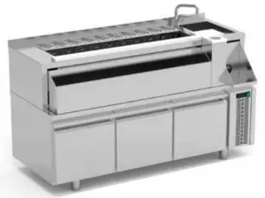 Mueble Preparación de Coctelería Profesional con Cajones Refrigerados ERATOS