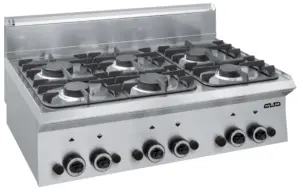 Cocina a Gas Sobremesa Línea SMART 650 MBM