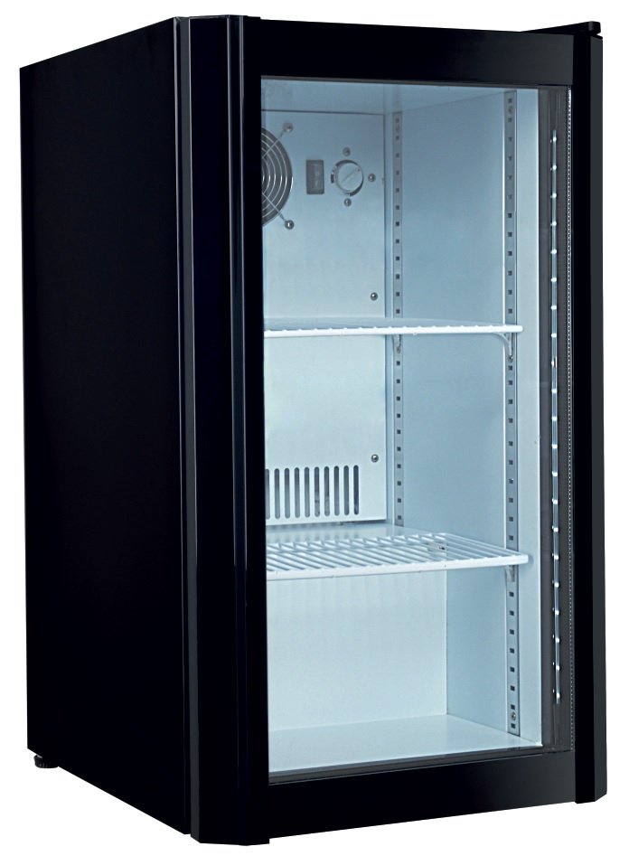 Expositor Refrigerado Sobremesa 87 Litros 1 Puerta de 430x525x760 mm T-80 CLIMAHOSTELERÍA