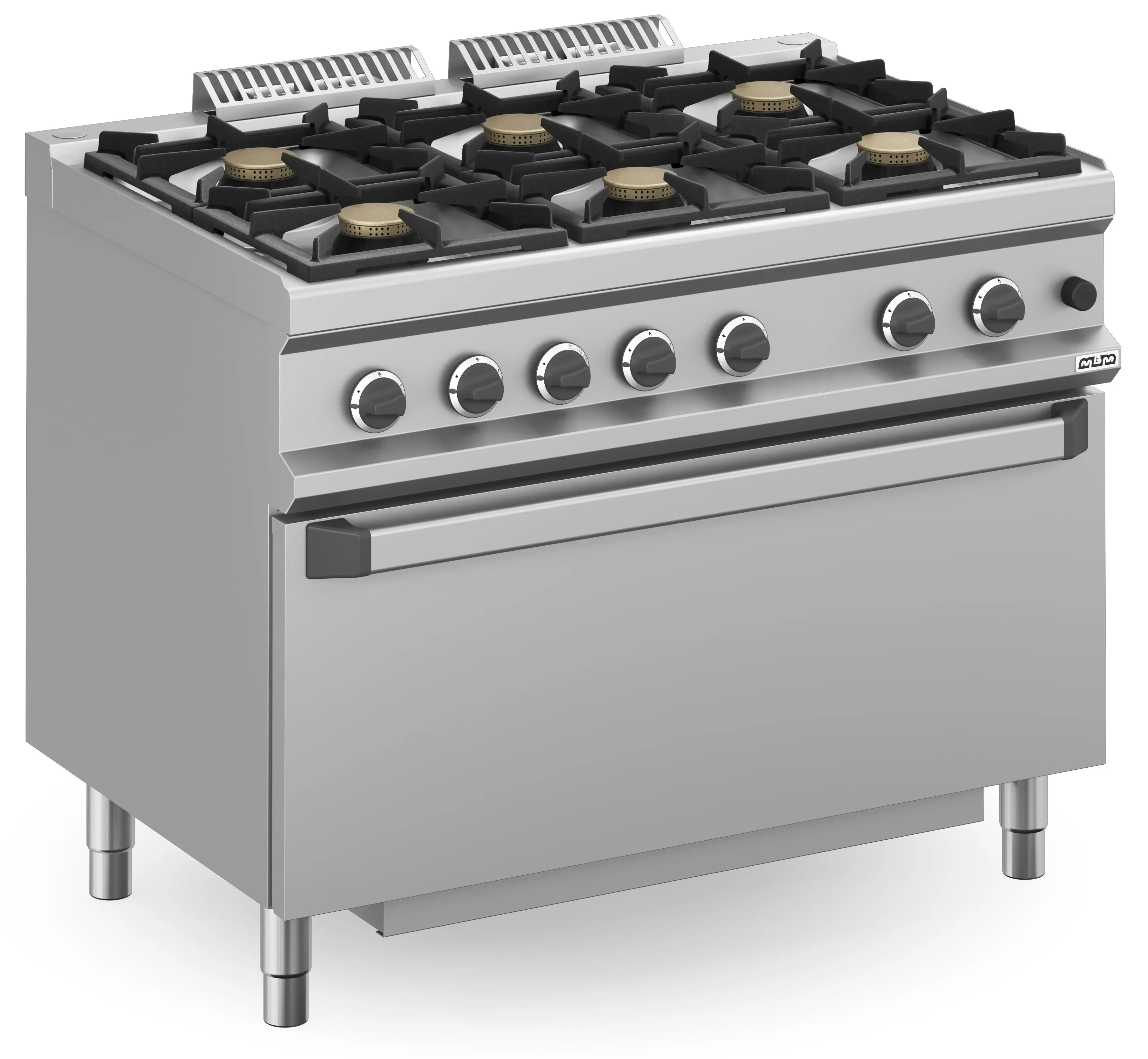Cocina a Gas con Horno a Gas Extragrande Línea MAGISTRA PLUS 700 MBM