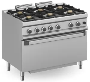 Cocina a Gas con Horno a Gas Extragrande Línea MAGISTRA PLUS 700 MBM
