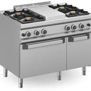 Cocina a Gas con Horno a Gas y Plancha Lisa de 1 fuego central Línea MAGISTRA PLUS 700 MFB711MFG4XL MBM