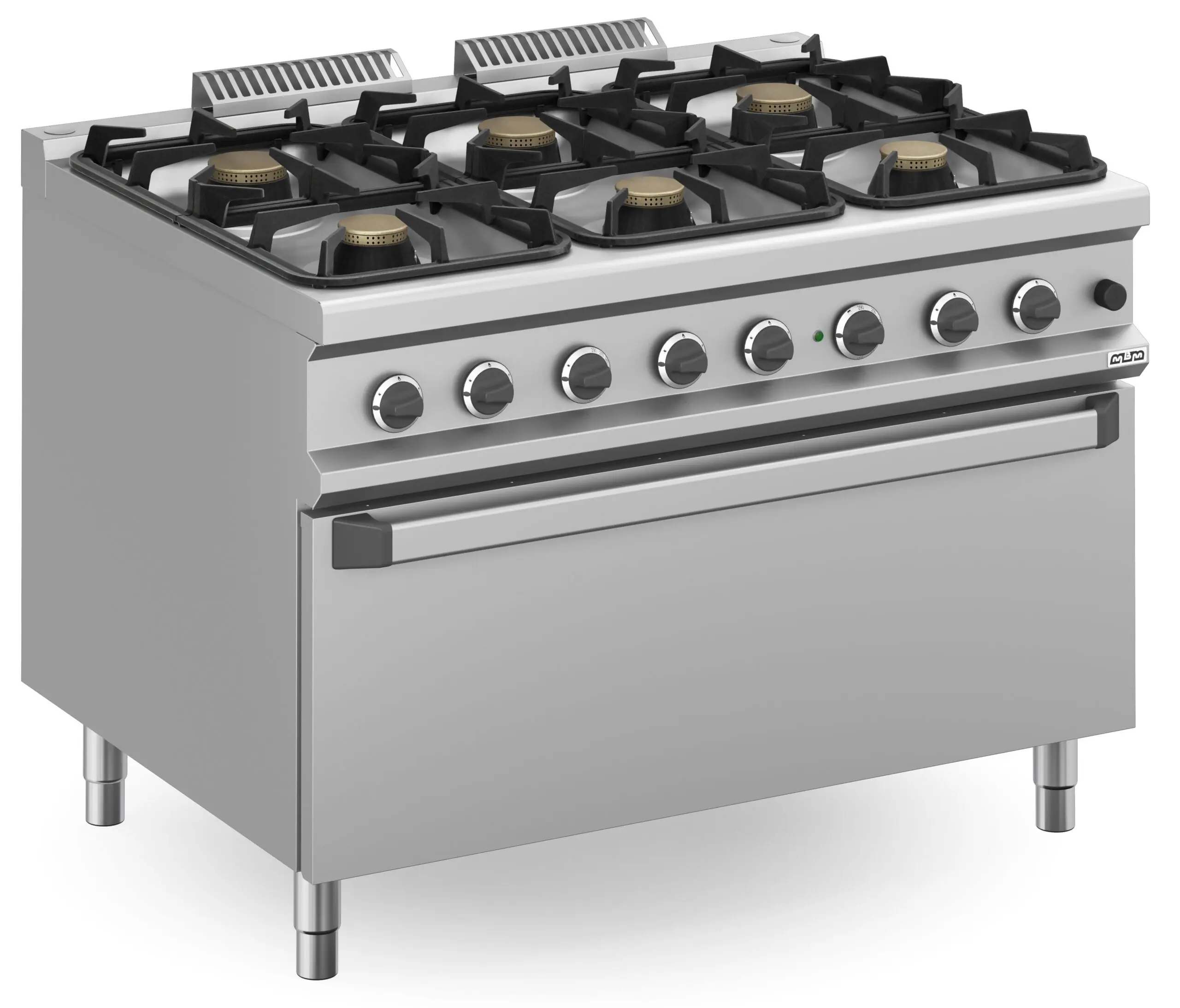 Cocinas a Gas con Horno Eléctrico Extragrande 6 Fuegos Línea MAGISTRA PLUS 900 MBM