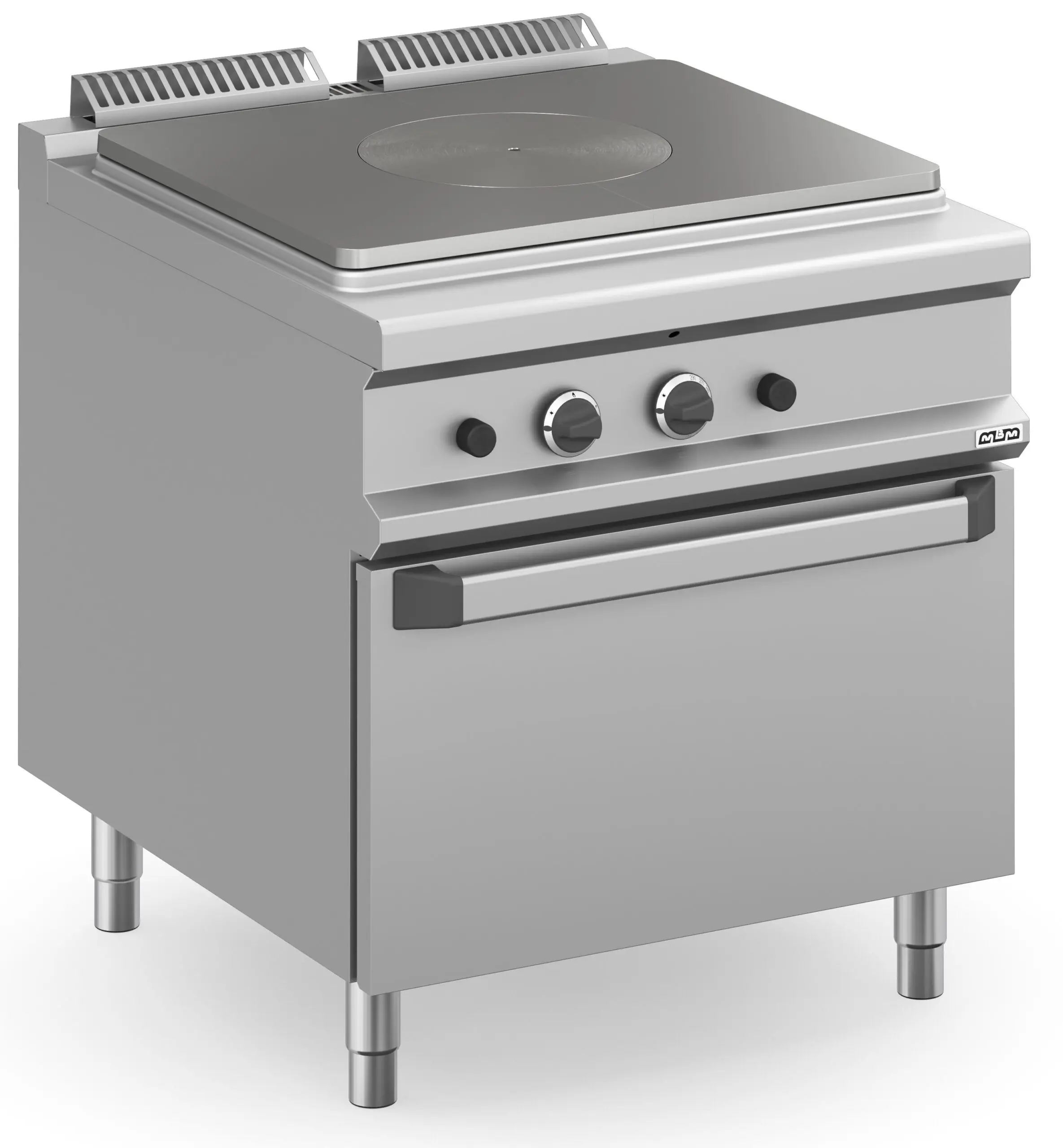 Cocinas de Planchas Radiantes Con horno A gas Línea MAGISTRA PLUS 900 MTPG98FG MBM
