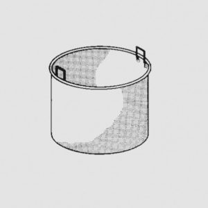 Cesta colador 100 litros 500x410 mm Línea MAGISTRA PLUS 900 MBM