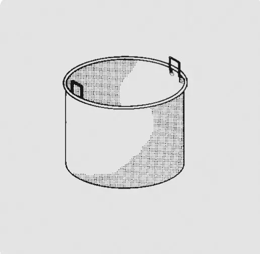 Cesta colador 100 litros 500x410 mm Línea MAGISTRA PLUS 900 MBM