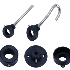 Pie tubo 700 mm para grifos 2 salidas 105.061.004 CLIMAHOSTELERÍA