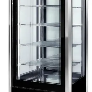 Armario Refrigerado Pastelerías 4 caras Cristal Bitemperatura Estantes rotativos 500 litros CRISTAL TOWER RV 725 TB/TN EUROFRED