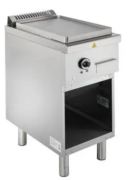 Frytop Eléctrico Acero Rectificado 40 cm con Mueble Potencia 4kW ELFTE74ALF START LINE