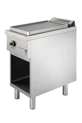Frytop Eléctrico Acero Rectificado 40 cm con Mueble Potencia 4kW ELFTE74ALF START LINE