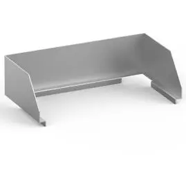 Peto trasero antisalpicaduras 35x20x10h cm para Frytops A777176 START LINE