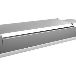 Vitrina 6 cubetas GN1/4 con TAPA de 1400x335x270h mm PEKIN VRX1400330SL