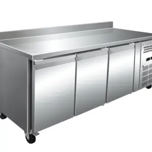 Mesa Refrigerada Snack Acero Inoxidable 3 Puertas 1795x600x960h mm PEKIN SNACK3200TN