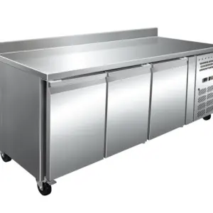 Mesa Congelados Snack Acero Inoxidable 3 Puertas 1795x600x960h mm PEKIN SNACK3200BT