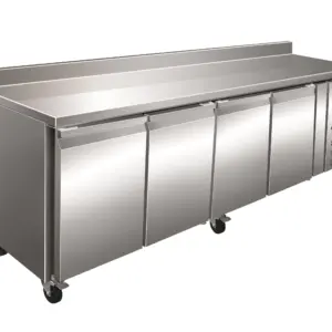 Mesa Refrigerada GN1/1 Acero Inoxidable 4 Puertas 2230x700x960h mm PEKIN GN4200TN