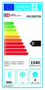 Armario Refrigerado GN2/1 Acero Inoxidable 2 Puertas 1200 litros 1340x810x1989h mm PEKIN GN1200TNV