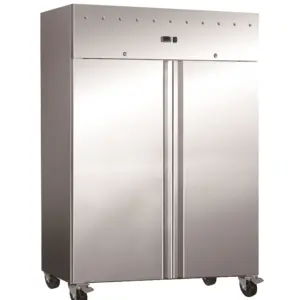 Armario Refrigerado GN2/1 Acero Inoxidable 2 Puertas 1200 litros 1340x810x1989h mm PEKIN GN1200TNV