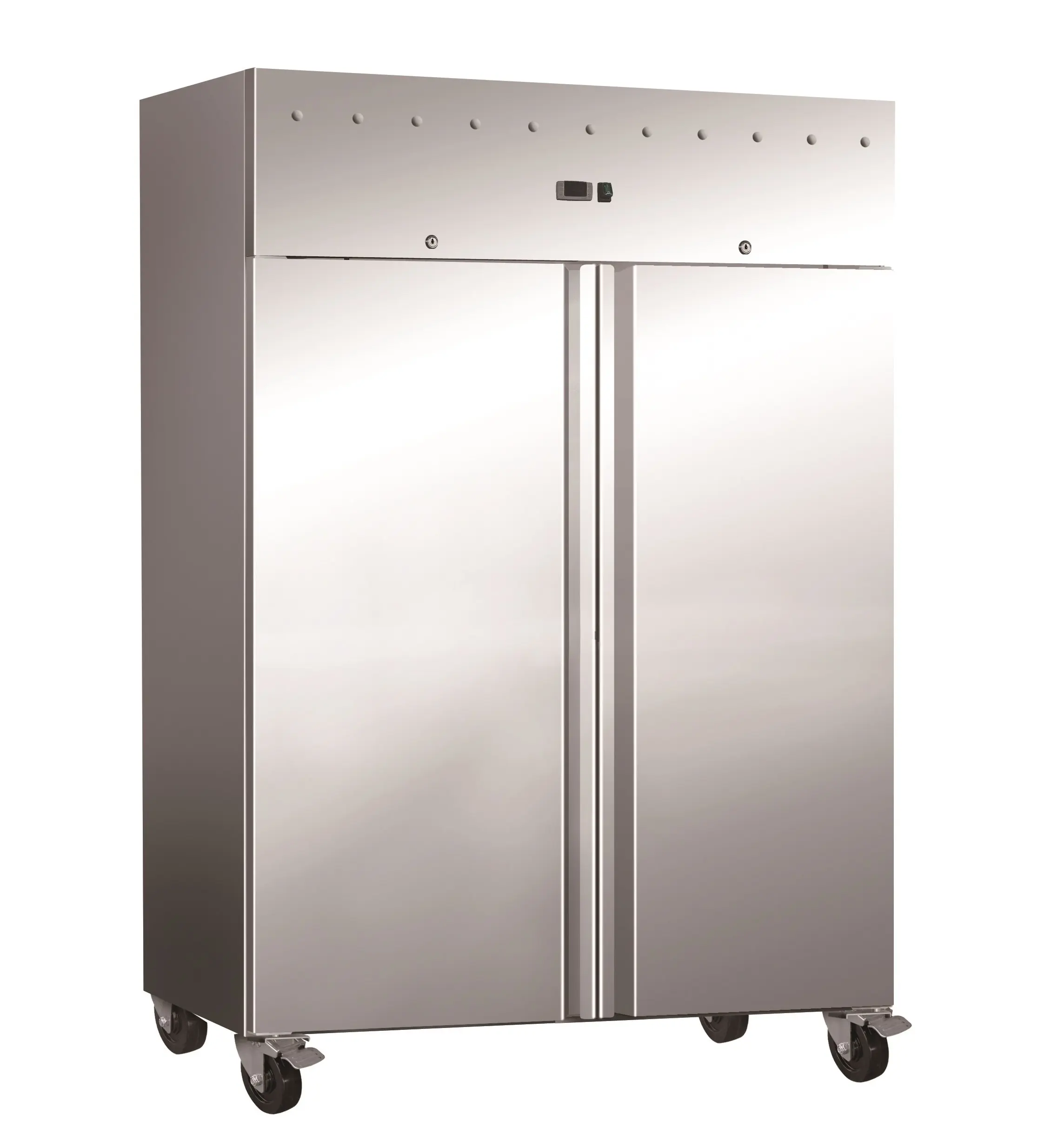 Armario Refrigerado GN2/1 Acero Inoxidable 2 Puertas 1200 litros 1340x810x1989h mm PEKIN GN1200TNV