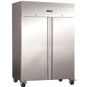 Armario Congelados GN2/1 Acero Inoxidable 2 Puertas 1200 litros 1340x810x1989h mm PEKIN GN1200BTV