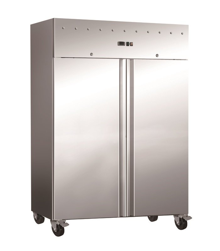 Armario Congelados GN2/1 Acero Inoxidable 2 Puertas 1200 litros 1340x810x1989h mm PEKIN GN1200BTV