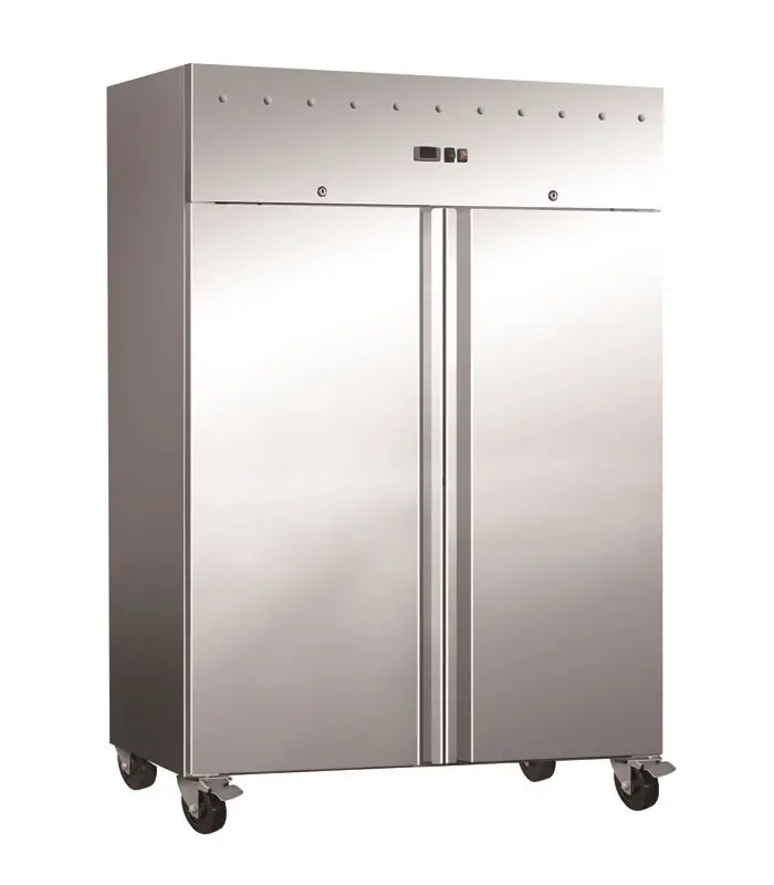 Armario Congelados GN2/1 Acero Inoxidable 2 Puertas 1200 litros 1340x810x1989h mm PEKIN GN1200BTV