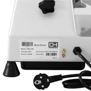 Cortadora de Embutidos Profesional cuchilla 250 mm y Potencia 240W CF-250