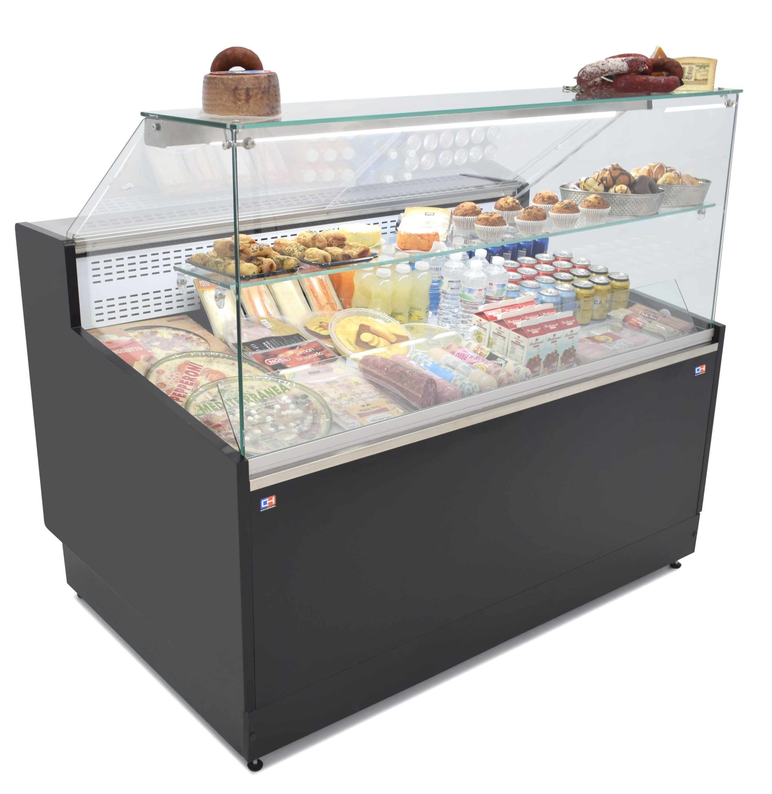 Vitrina Refrigerada Expositora de 2 metros Fondo 973 mm Frío Estático Línea CORDOBA VRE-200