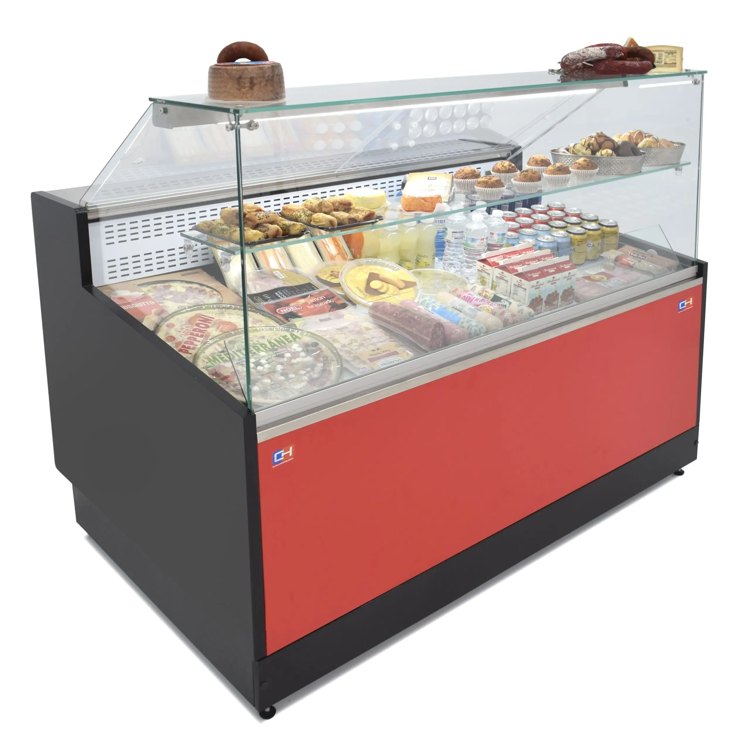 Vitrina Refrigerada Expositora de 2 metros Fondo 973 mm Frío Estático Línea CORDOBA VRE-200