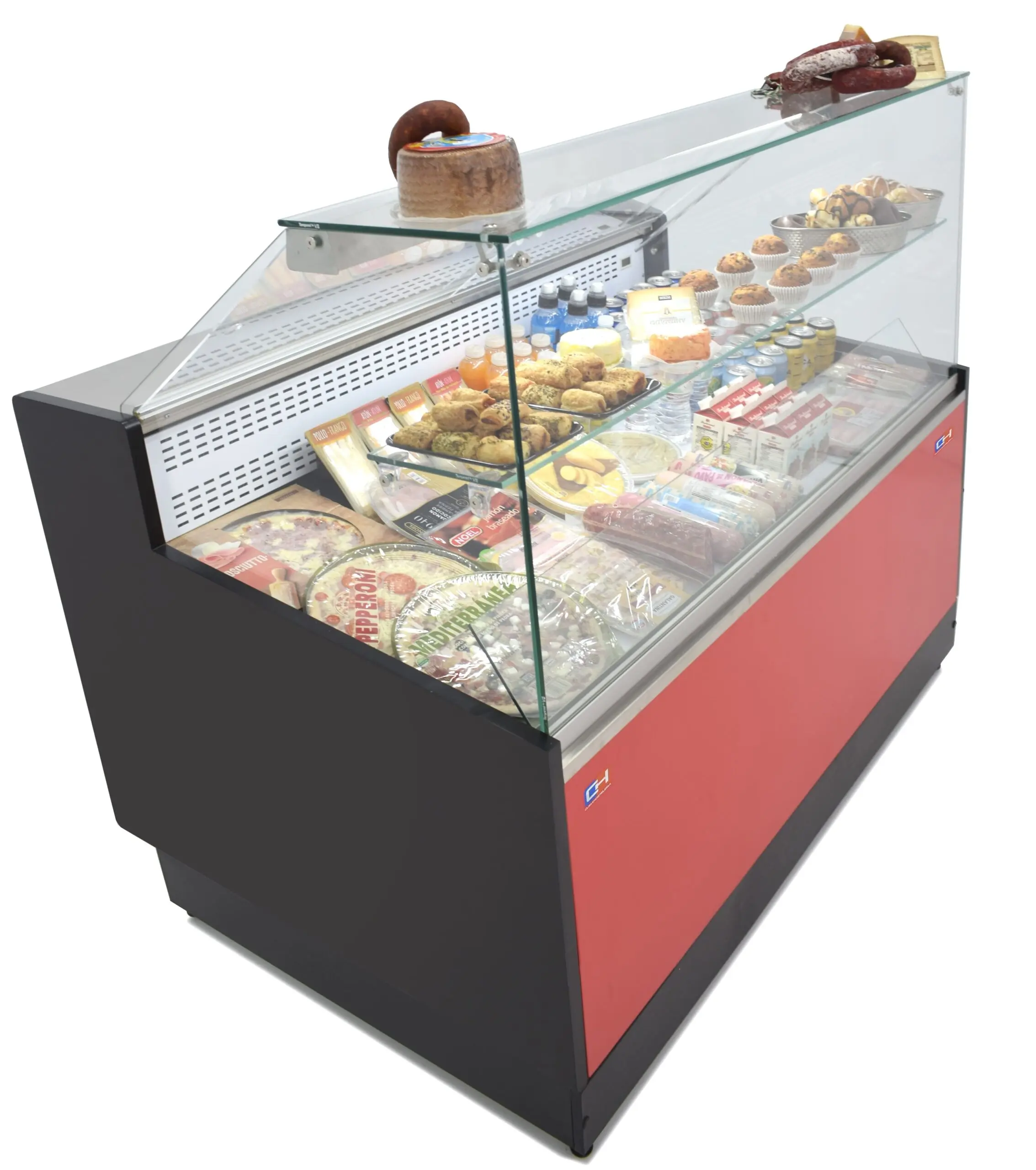 Vitrina Refrigerada Expositora de 2 metros Fondo 973 mm Frío Estático Línea CORDOBA VRE-200