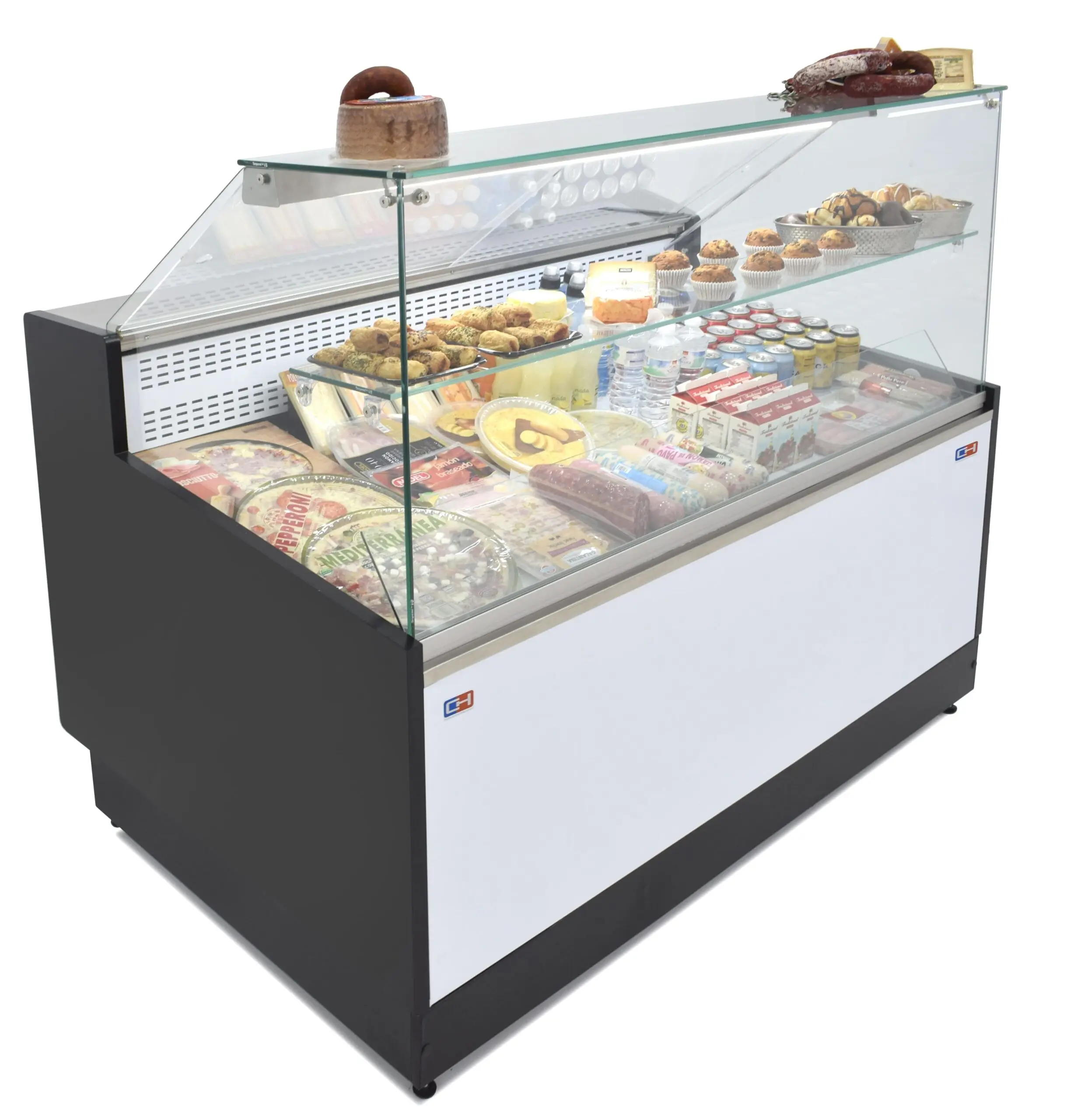 Vitrina Refrigerada Expositora de 2 metros Fondo 973 mm Frío Estático Línea CORDOBA VRE-200