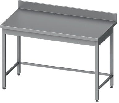 Mesa de Trabajo Acero Inoxidable Mural SIN Estante Línea VARSOVIA MM67-SIN CLIMAHOSTELERIA