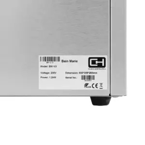 Baños María con Cubetas GN1 Línea PEKÍN BM-1 CLIMAHOSTELERÍA