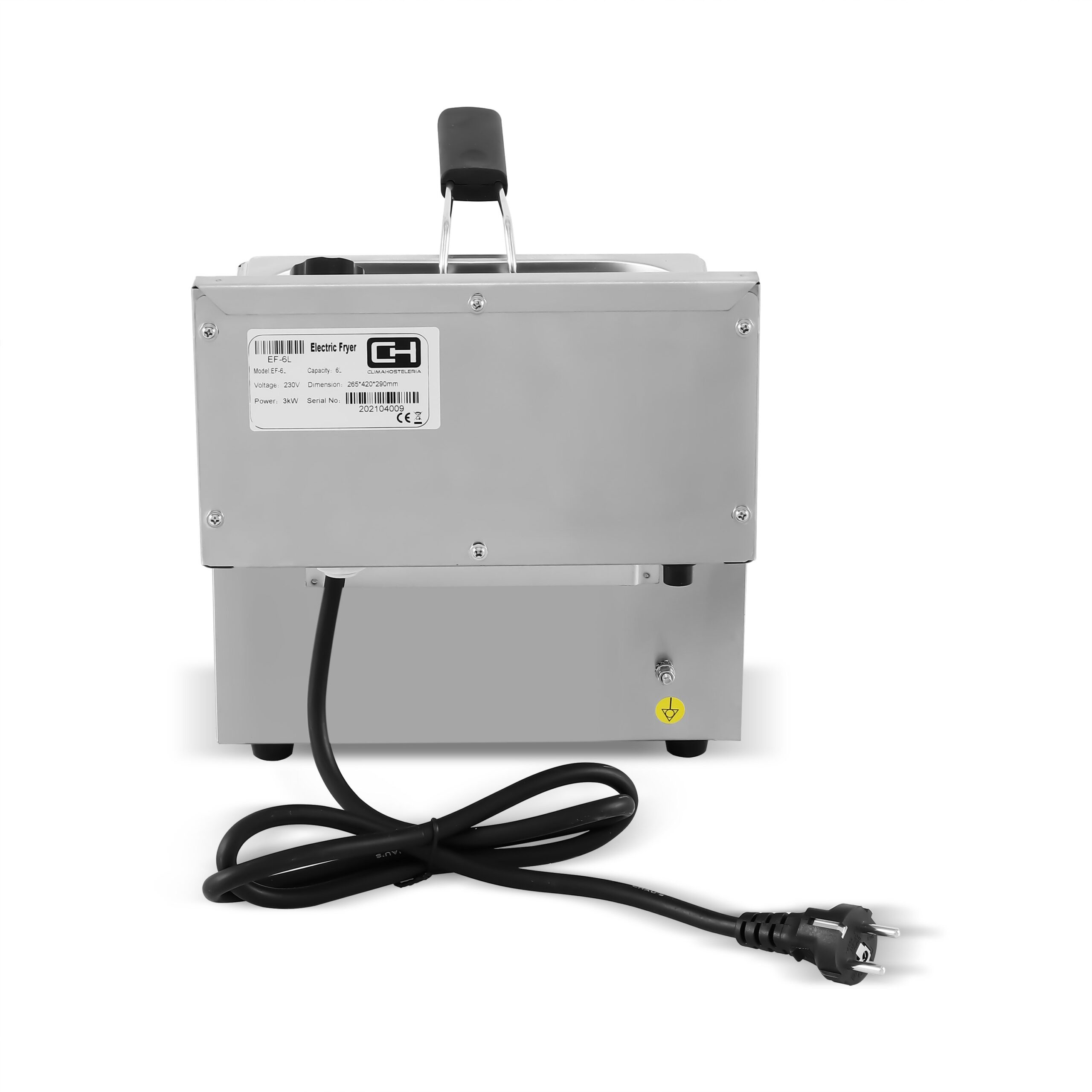 Freidora Eléctrica Sin Grifo de Vaciado Línea PEKÍN EF-L-SIMPLE CLIMAHOSTELERÍA