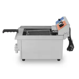 Freidora Eléctrica con Grifo de Vaciado Línea PEKÍN EF-1V CLIMAHOSTELERÍA