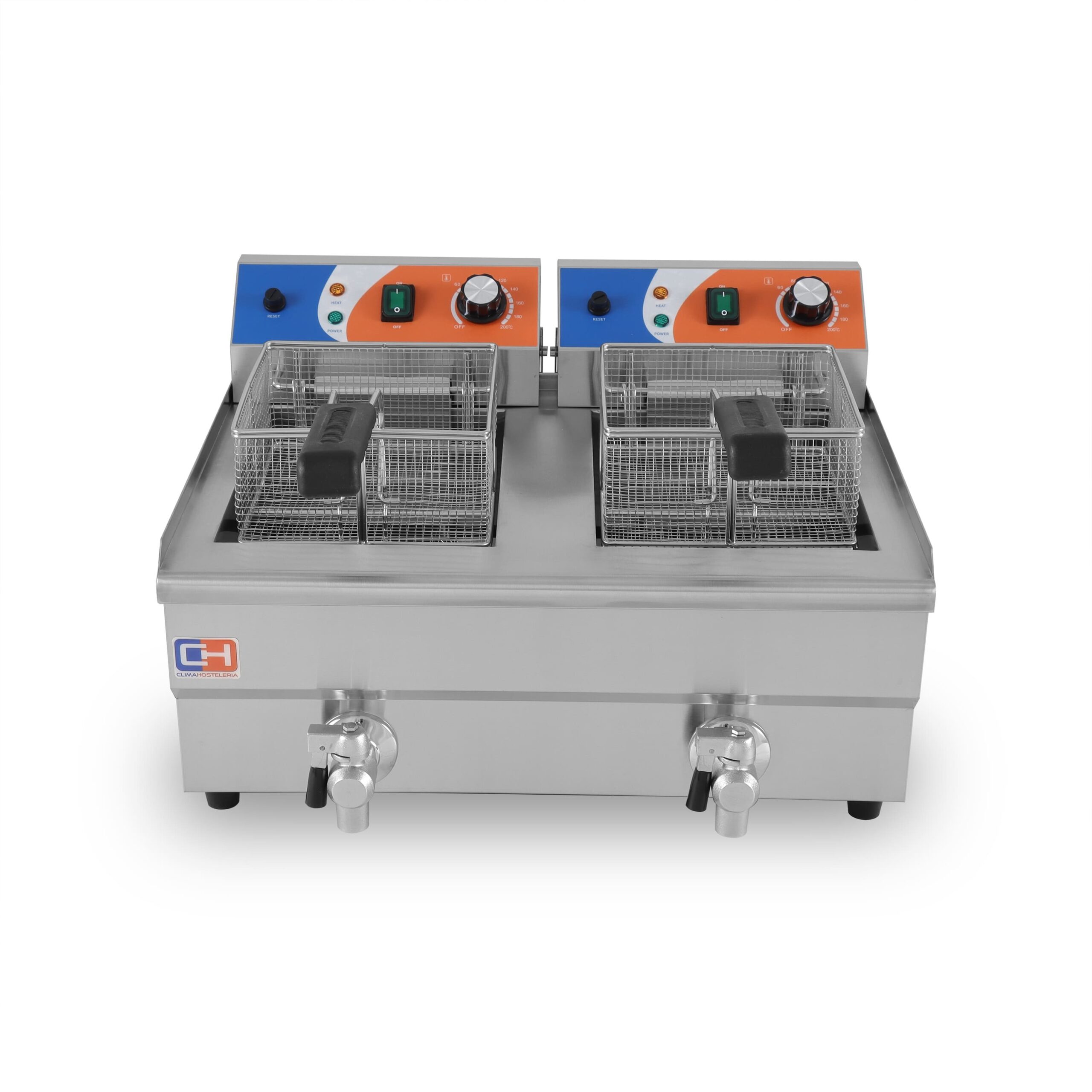 Freidora Eléctrica con Grifo de Vaciado Línea PEKÍN EF-1V CLIMAHOSTELERÍA
