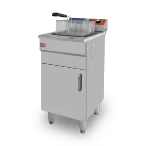 Freidora Eléctrica con Mueble 12 Litros Línea PEKÍN EF-161VC CLIMAHOSTELERÍA
